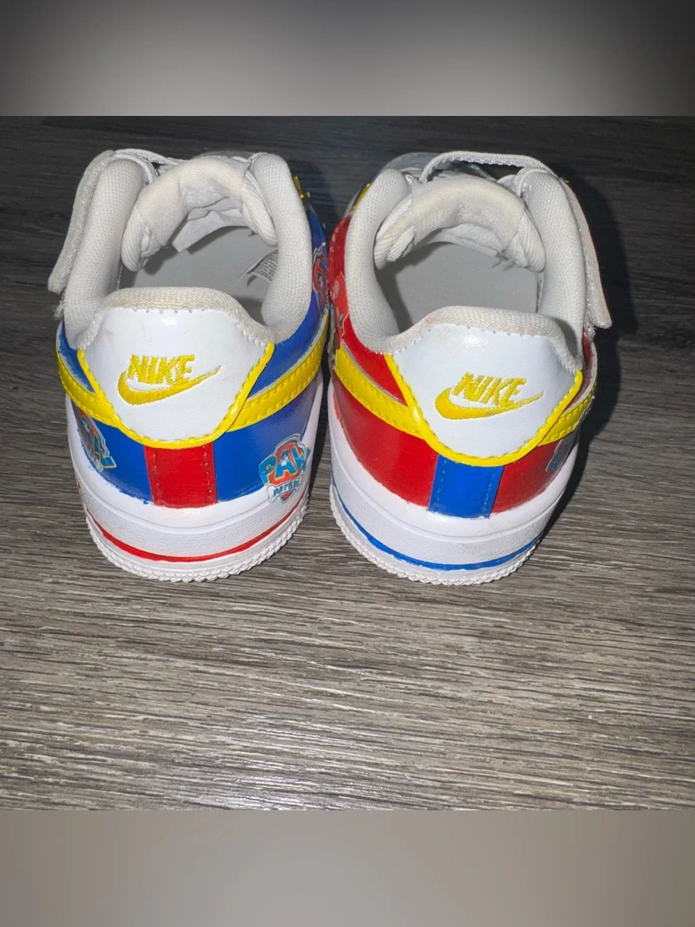 Custom hand painted Nike Airforce 1 Paw Patrol Sneakers Toddler 9C “Jaxtyn”
